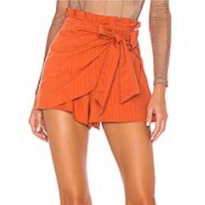 Majorelle Linette Skort in Rust Orange S